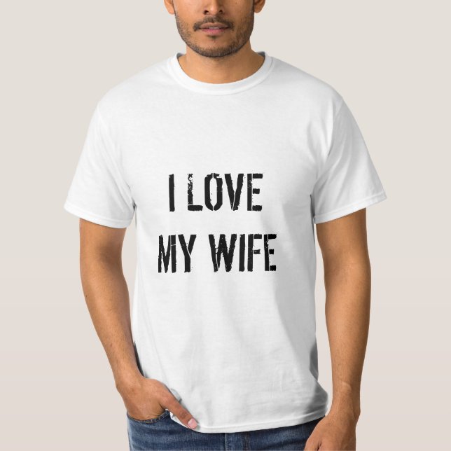 JAG ÄLSKAR MIN FRU T-SHIRT (Framsida)