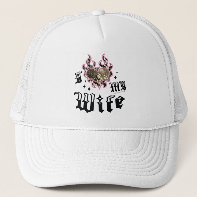 Jag älskar min fru - Zebra - DingusDesign  Keps (Framsida)