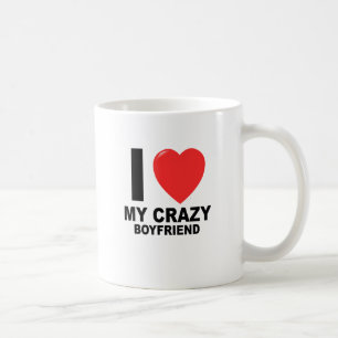 JAG ÄLSKAR min GALNA pojkvänkvinna T-Shirts.png Kaffemugg