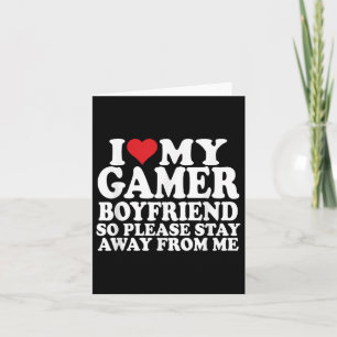 Jag älskar min gamer-pojkvän Heart Bf-datorspel, G Kort