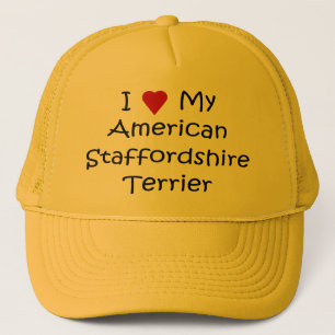 Jag älskar min gåvor för den amerikanStaffordsh Keps