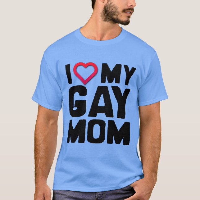 JAG ÄLSKAR MIN GAYMAMMA TEE (Framsida)
