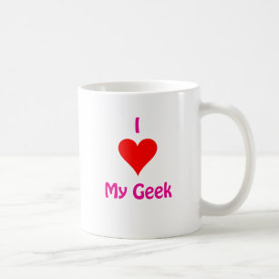 Jag älskar min Geek Kaffemugg
