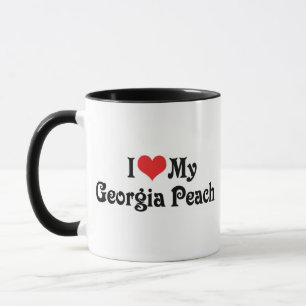 Jag älskar min Georgia Peach Mugg