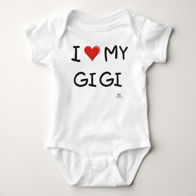 JAG ÄLSKAR MIN GIGI TRÖJA (Framsida)