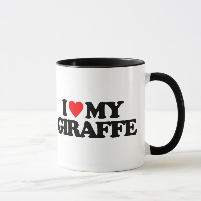 JAG ÄLSKAR MIN GIRAFF MUGG (Höger)
