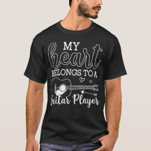 Jag älskar min gitarrspelande make och hustru pres t shirt