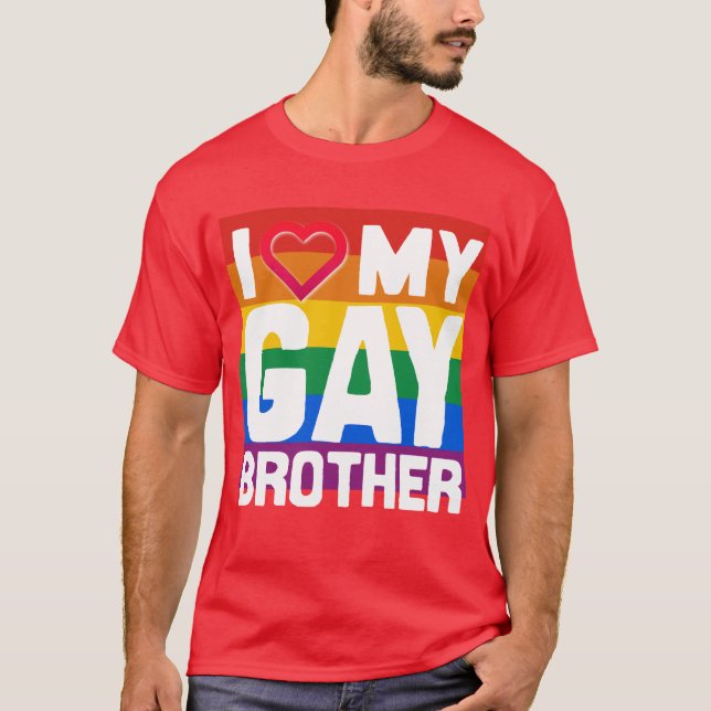 JAG ÄLSKAR MIN GLADA BRODER -- - .png T Shirt (Framsida)