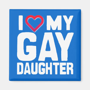 JAG ÄLSKAR MIN GLADA DOTTER - - .PNG MAGNET