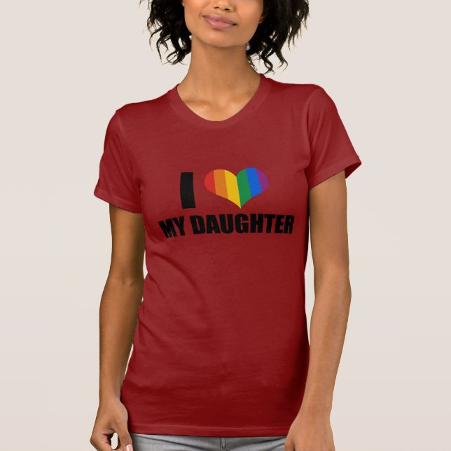 Jag älskar min glada dotter tee (Framsida)