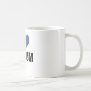 Jag älskar min glada mamma kaffemugg