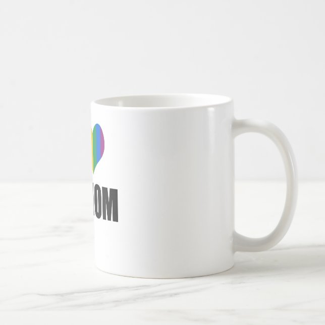Jag älskar min glada mamma kaffemugg (Höger)