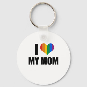 Jag älskar min glada mamma nyckelring