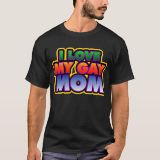 Jag älskar min glada mamma t-shirt