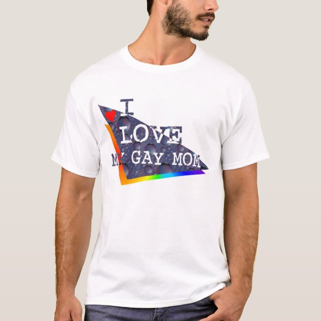 Jag älskar min glada mamma tee shirt (Framsida)