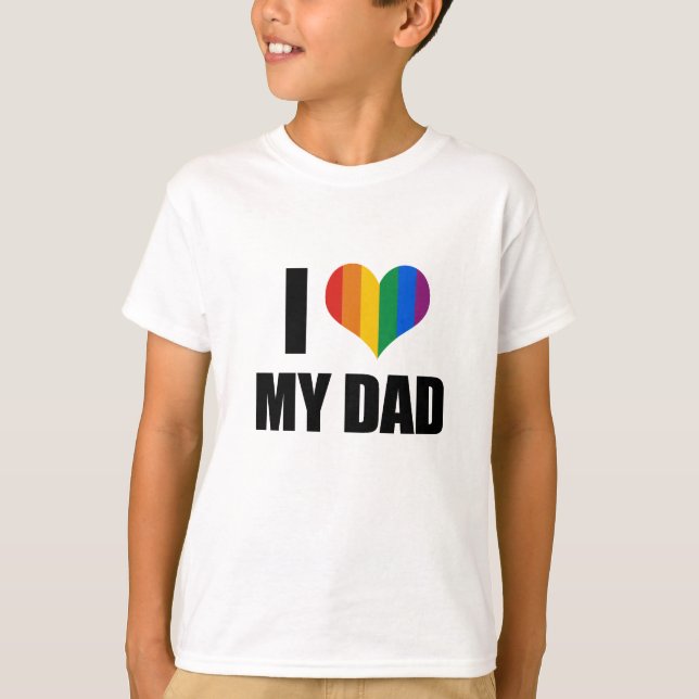 Jag älskar min glada pappa tee (Framsida)