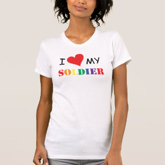 jag älskar min GLADA soldat Tee Shirt
