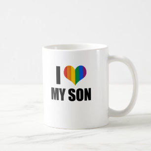 Jag älskar min glada son kaffemugg