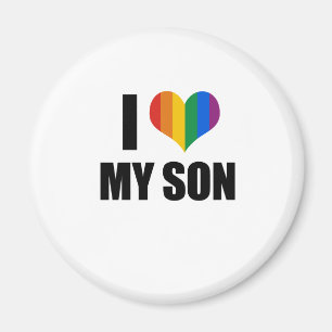 Jag älskar min glada son magnet