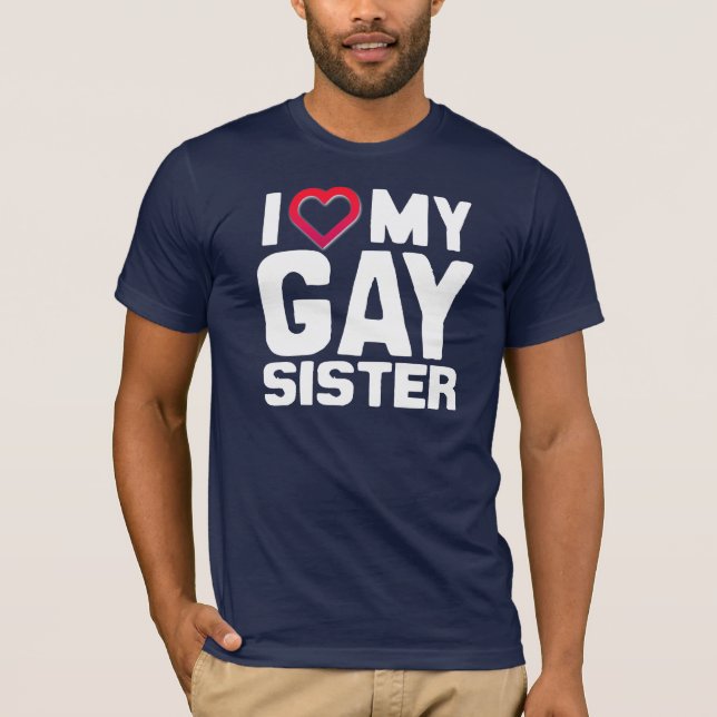 JAG ÄLSKAR MIN GLADA SYSTER TEE (Framsida)