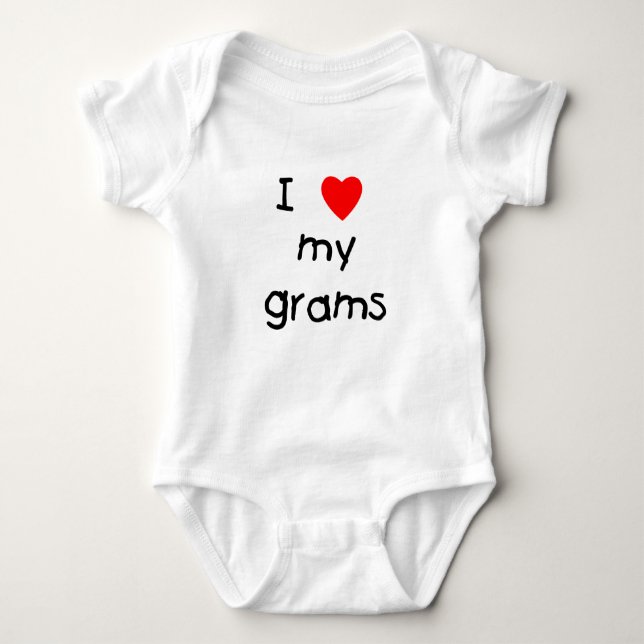 Jag älskar min gram t-shirt (Framsida)