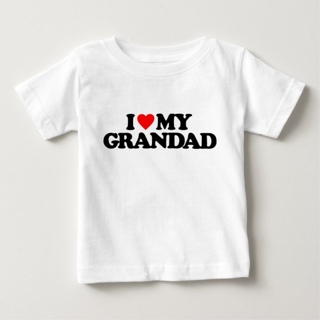 JAG ÄLSKAR MIN GRANDAD T-SHIRT (Framsida)