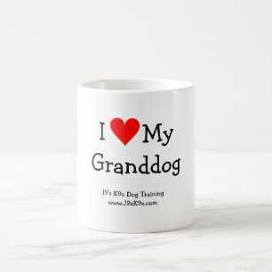 Jag älskar min Granddog mugg