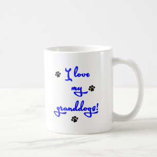 Jag älskar min Granddogs! Kaffemugg