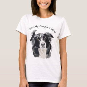 Jag älskar min gränsCollie T Shirt