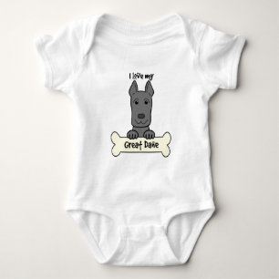 Jag älskar min great dane t-shirt