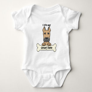 Jag älskar min great dane tee shirt