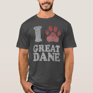 Jag älskar min great dane tee shirt