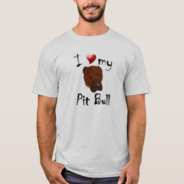 Jag älskar min groptjurT-tröja T-shirt (Framsida)