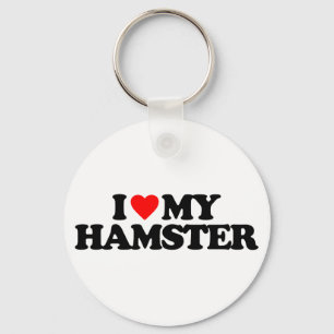 JAG ÄLSKAR MIN HAMSTER NYCKELRING
