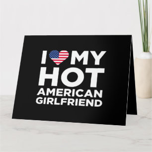 Jag älskar min heta amerikanska flickvän kort