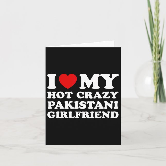 Jag älskar min heta galna pakistanska flickvän All Kort (Framsida)