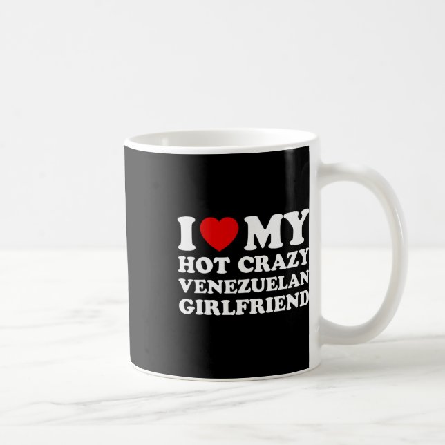 Jag älskar min heta galna venezuelanska flickvän V Kaffemugg (Höger)