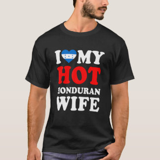 Jag älskar min heta honduranska fru rolig make pre t shirt
