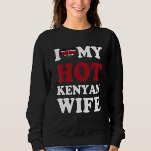 Jag älskar min heta kenyanska fru rolig make prese t shirt