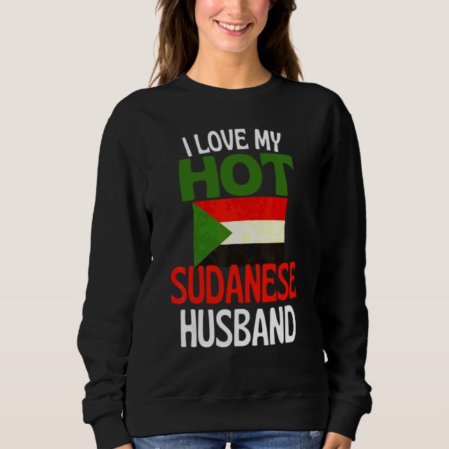 Jag älskar min heta sudanesiska make   Sudan Relat T Shirt (Framsida)