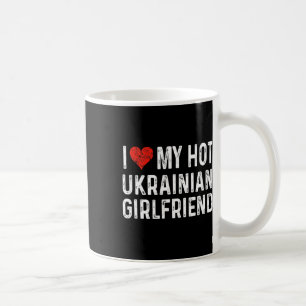 Jag älskar min heta ukrainska flickvän - Hjärtat r Kaffemugg