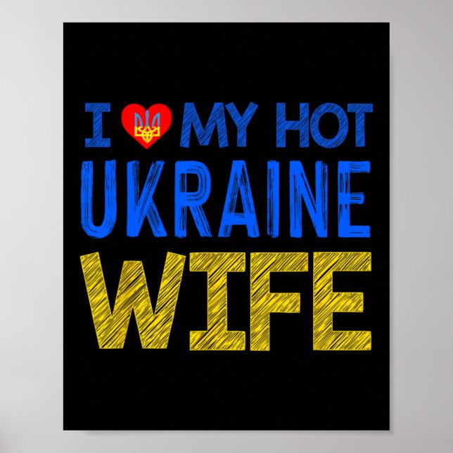 Jag älskar min heta ukrainska fru  poster (Framsidan)