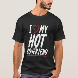Jag älskar min hetaste pojkvän flickvän parella t shirt