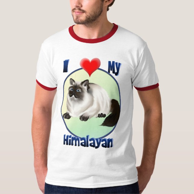 Jag älskar min Himalayan skjorta T-shirt (Framsida)