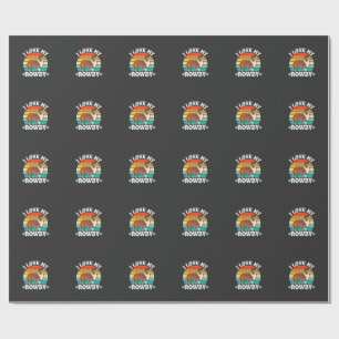 Jag älskar min högljudda Sheltie Retro Hund Presentpapper