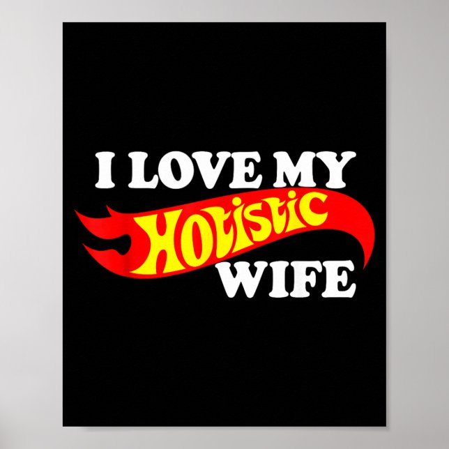 Jag älskar min holistiska fru poster (Framsidan)