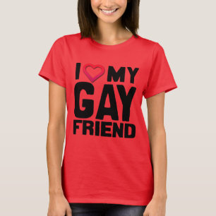 Jag älskar min homosexuella vän -.png tee shirt