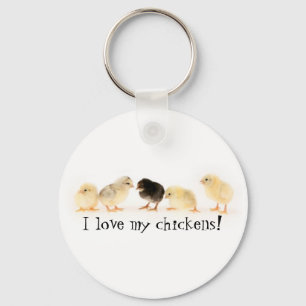 jag älskar min hönakeychain nyckelring