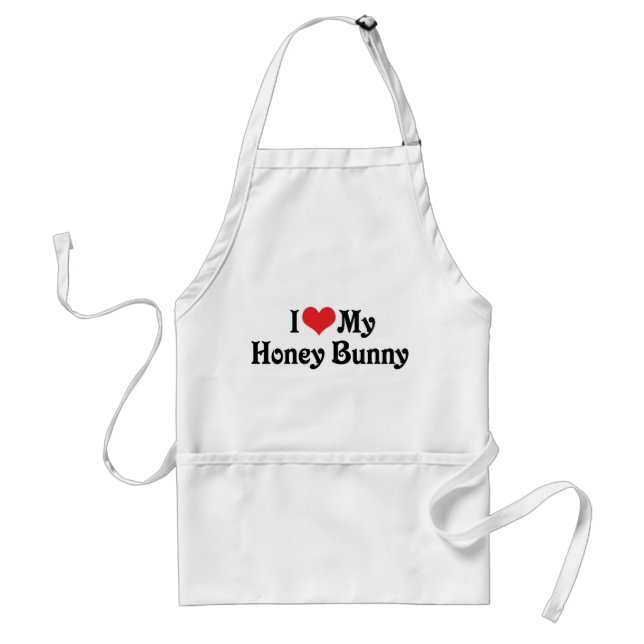 Jag älskar min Honey Bunny Förkläde (Framsidan)