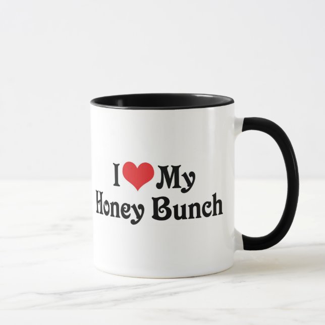 Jag älskar min honungsbukett mugg (Höger)